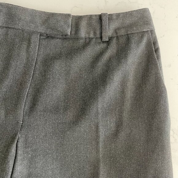 Brooks Brothers Caroline Fit Poly Viscose Blend Trousers Charcoal Grey Sz 6 - Picture 5 of 12
